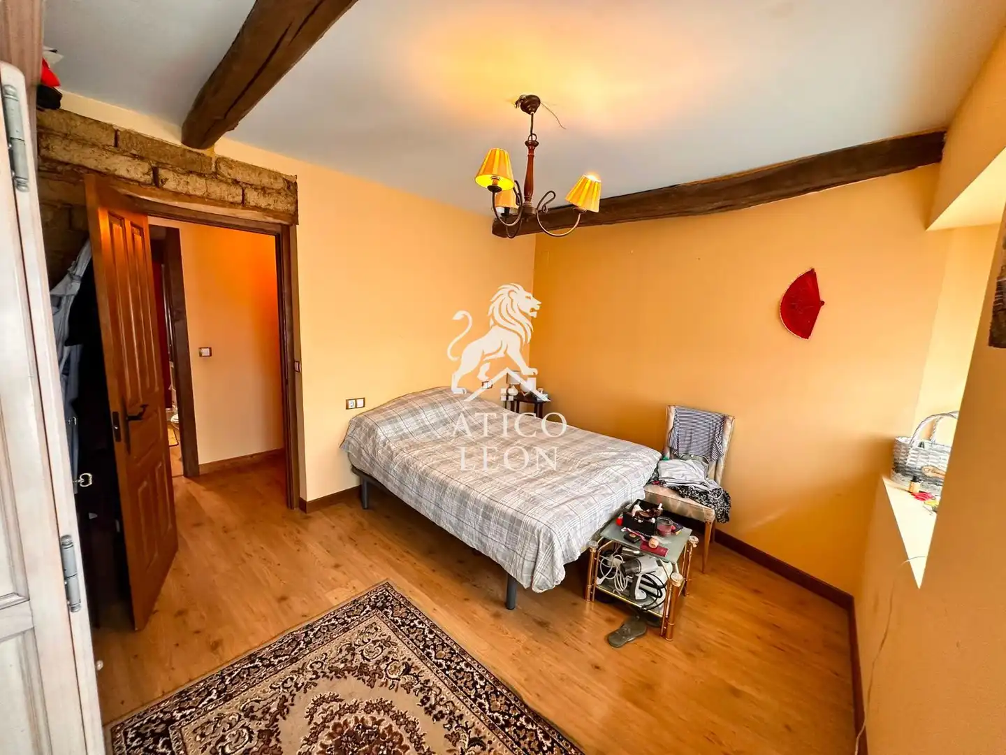 Bedroom of Houses for sale in Valdefresno  with Heating, Private garden and Storage room