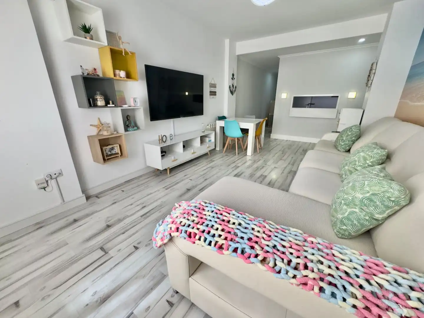 Sala de estar de Piso en venta en Valdepeñas con Aire acondicionado, Calefacción y Balcón