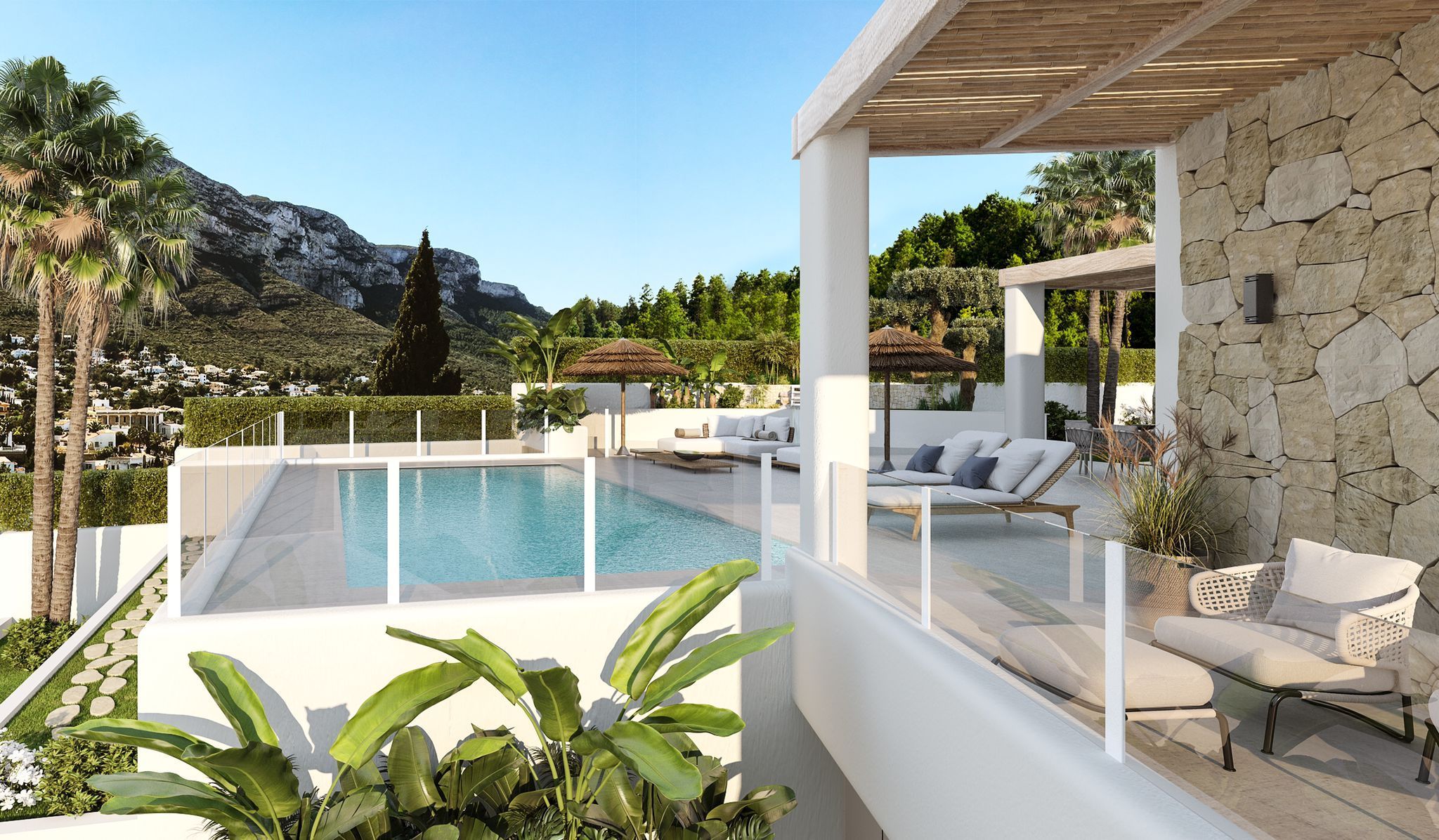 Terraza de Casa o chalet en venta en Dénia con Aire acondicionado, Terraza y Piscina