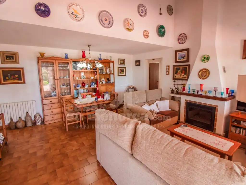 Living room of Houses for sale in Sant Lluís  with Heating, Private garden and Terrace