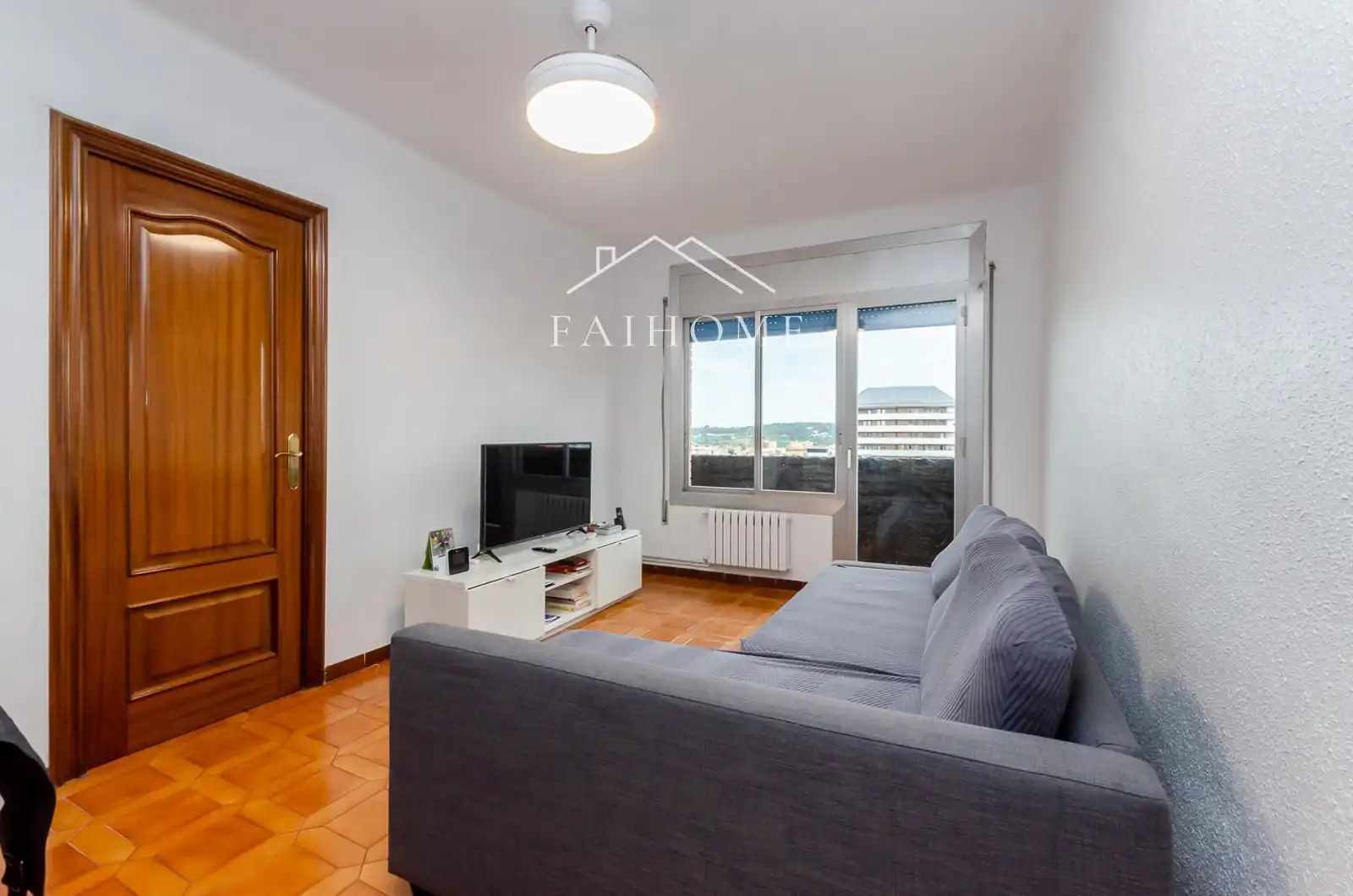 Sala de estar de Piso en venta en Sabadell con Calefacción, Parquet y Terraza