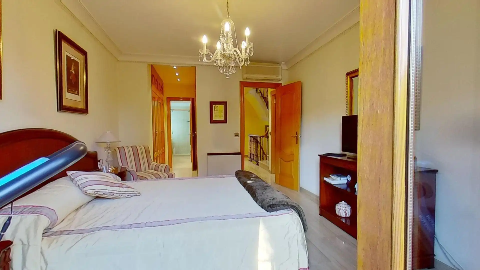 Dormitori de Casa adosada en venda en Alboraya