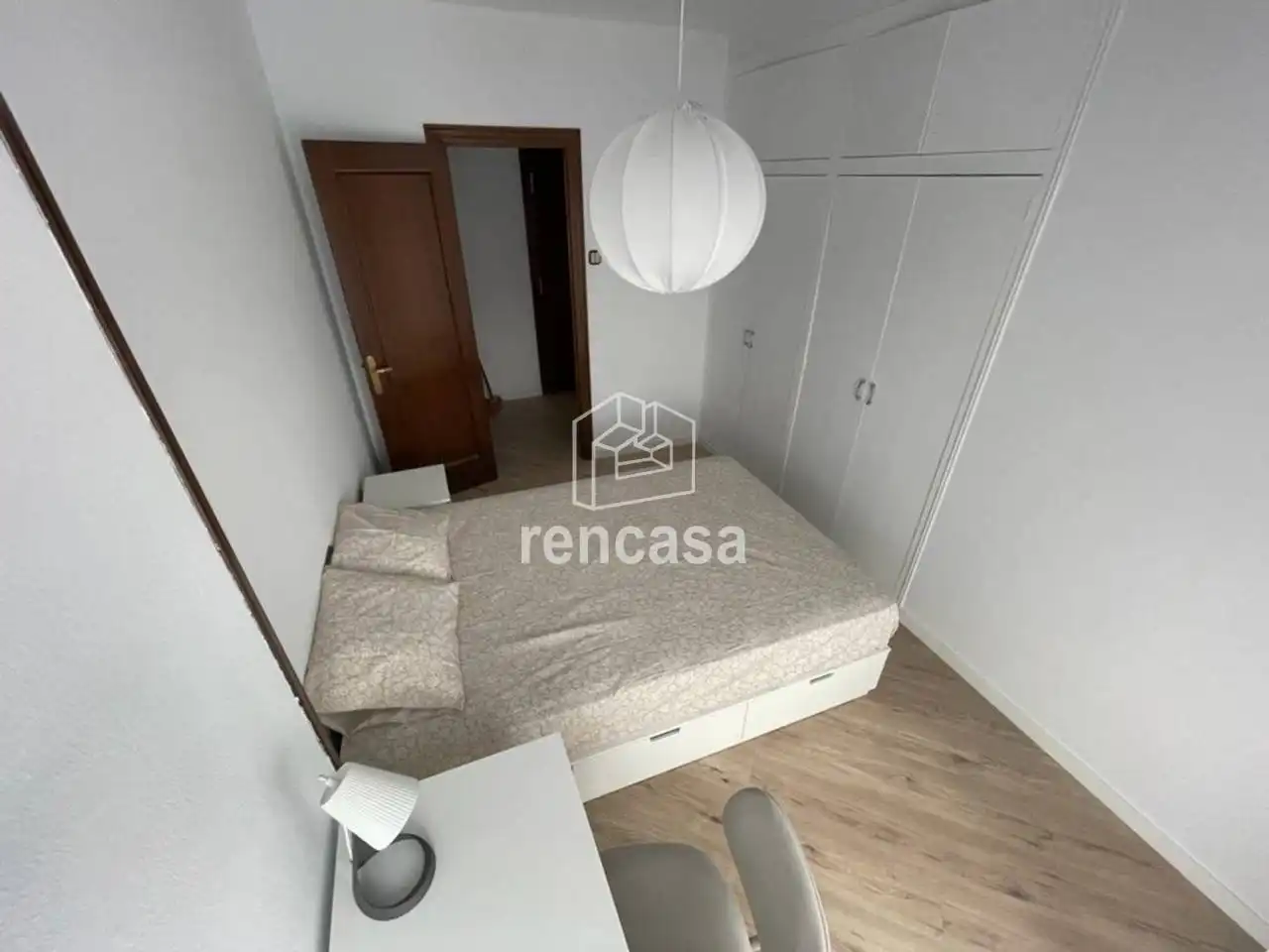 Schlafzimmer von Wohnung zur Miete in Lleida mit Klimaanlage, Heizung und Parkett