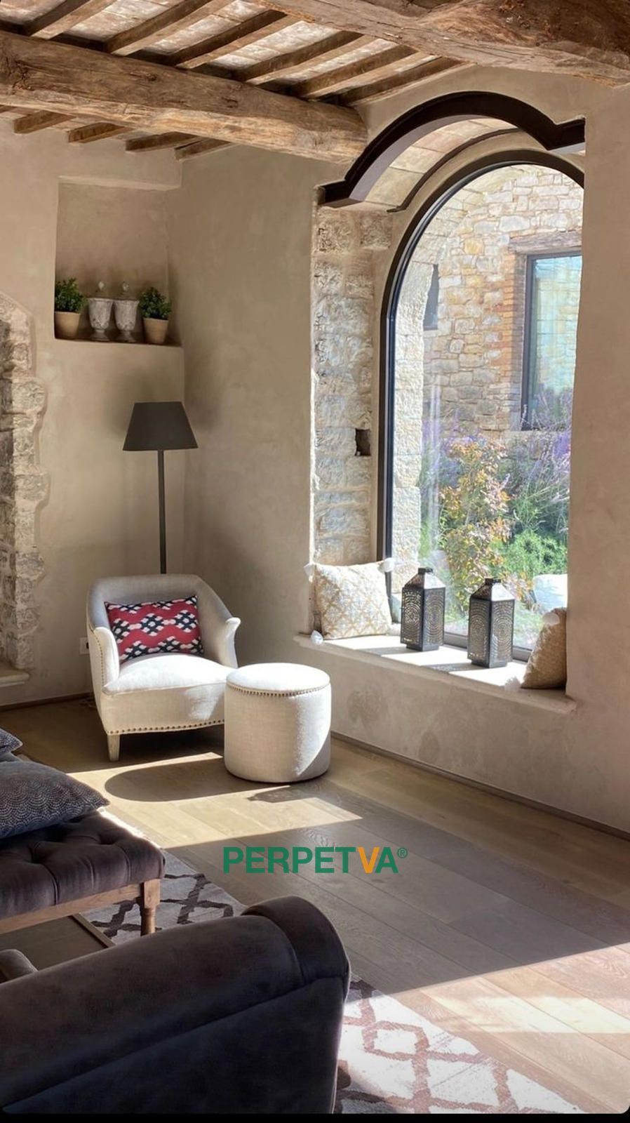 Living room of House or chalet for sale in Sabadell  with Air Conditioner and Alarm