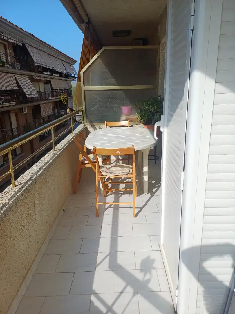 Terraza de Apartamento en venta en Pineda de Mar con Calefacción, Terraza y Amueblado
