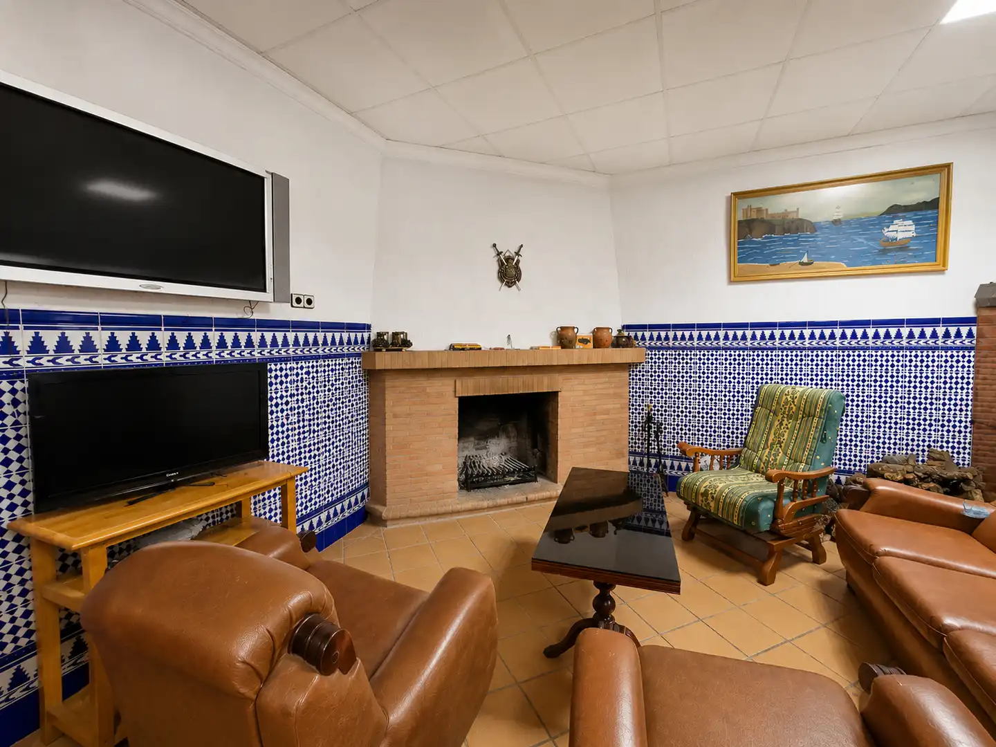 Sala d'estar de Casa o xalet en venda en La Rinconada amb Aire condicionat, Calefacció i Terrassa
