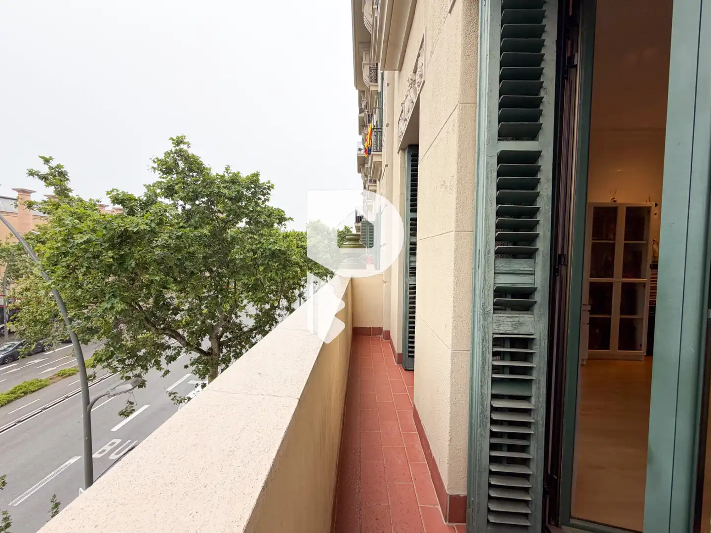 Balcony of Flat for sale in Barcelona  with Air Conditioner, Heating and Parquet flooring