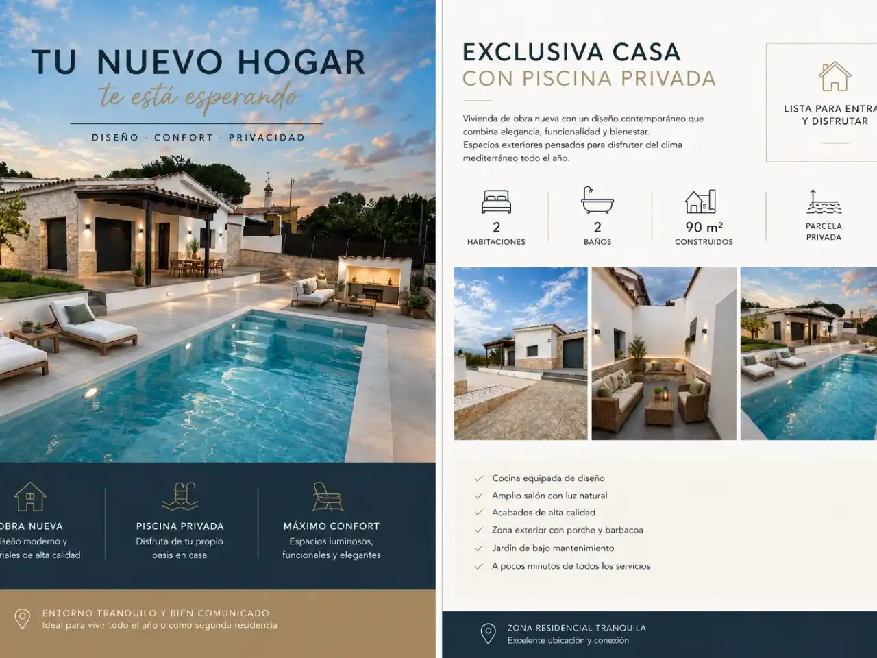 Villa avec piscine à vendre à carrer l'olivera 6