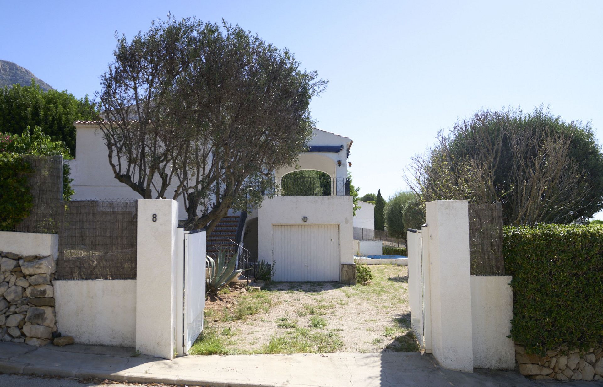 Vista exterior de Casa o xalet en venda en Jávea / Xàbia amb Jardí privat, Terrassa i Piscina