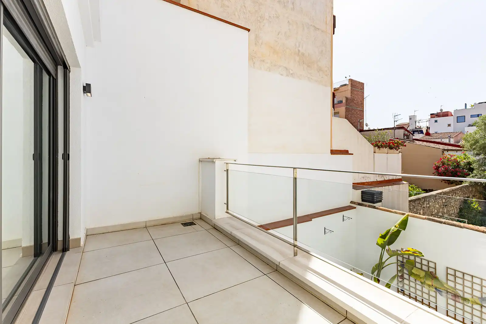 Terrassa de Casa adosada en venda en Badalona amb Aire condicionat, Calefacció i Forn