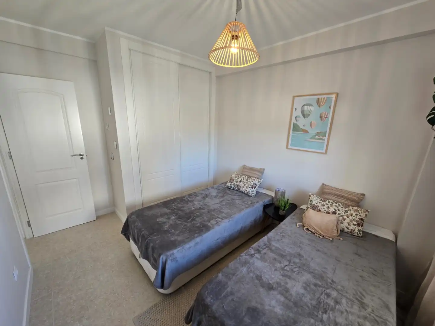 Schlafzimmer von Wohnungen zum Verkauf in Calpe / Calp mit Klimaanlage, Heizung und Privatgarten