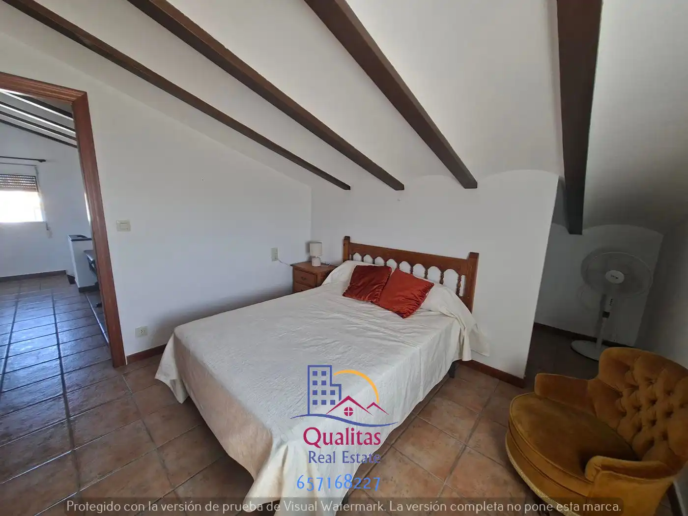 Habitación de Casa o chalet de alquiler en Oliva con Aire acondicionado, Jardín privado y Terraza