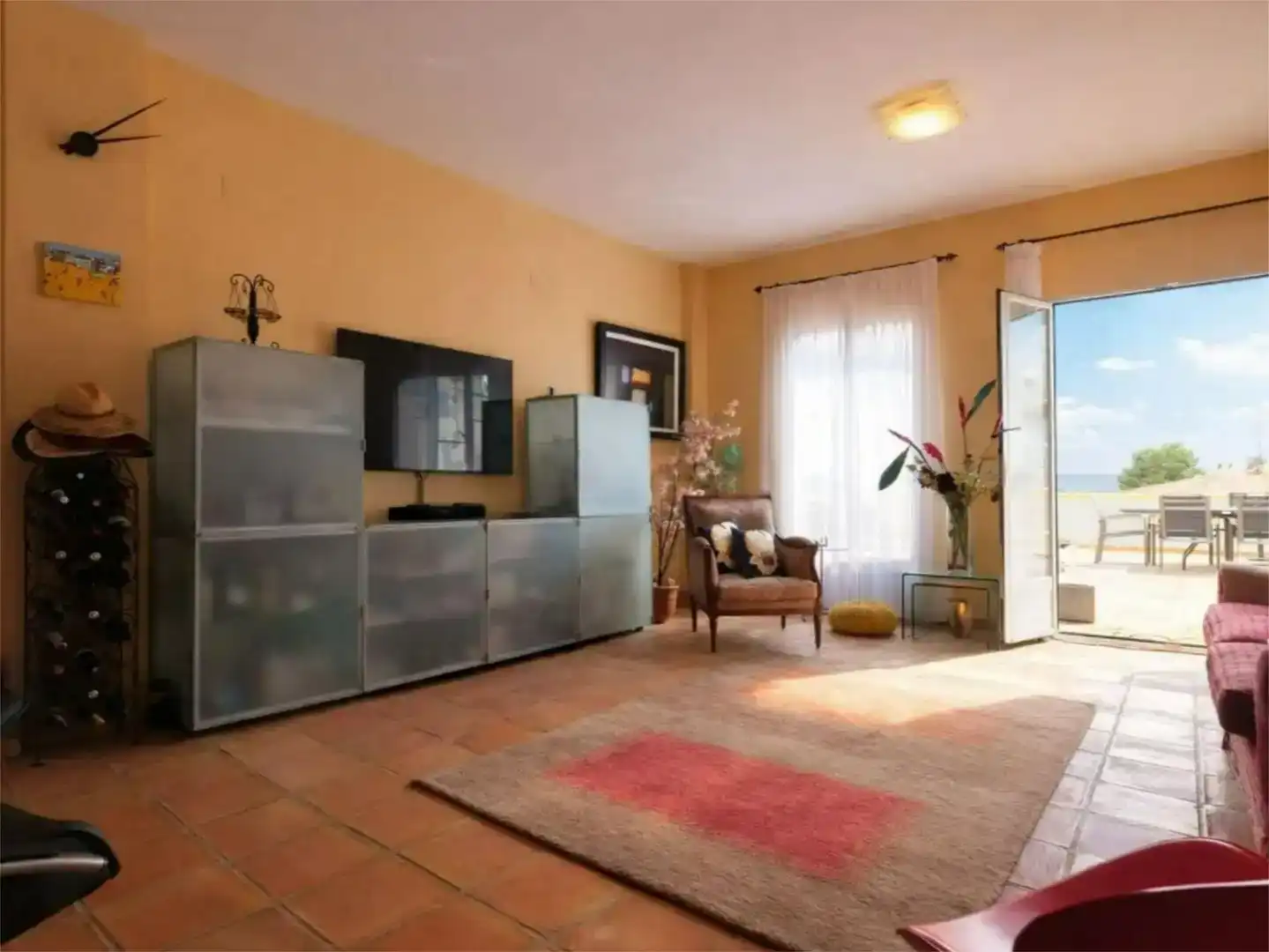 Sala de estar de Casa o chalet en venta en Finestrat con Aire acondicionado, Piscina y Balcón