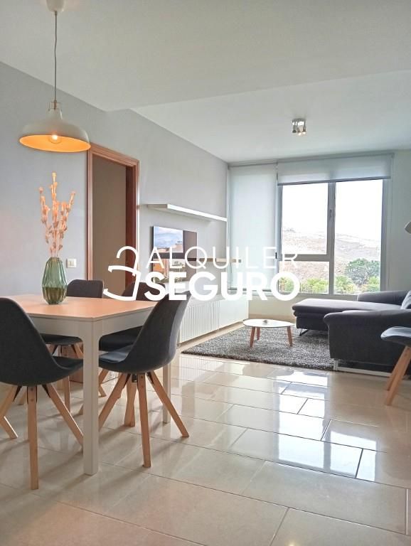 Sala d'estar de Pis de lloguer en Las Palmas de Gran Canaria amb Moblat