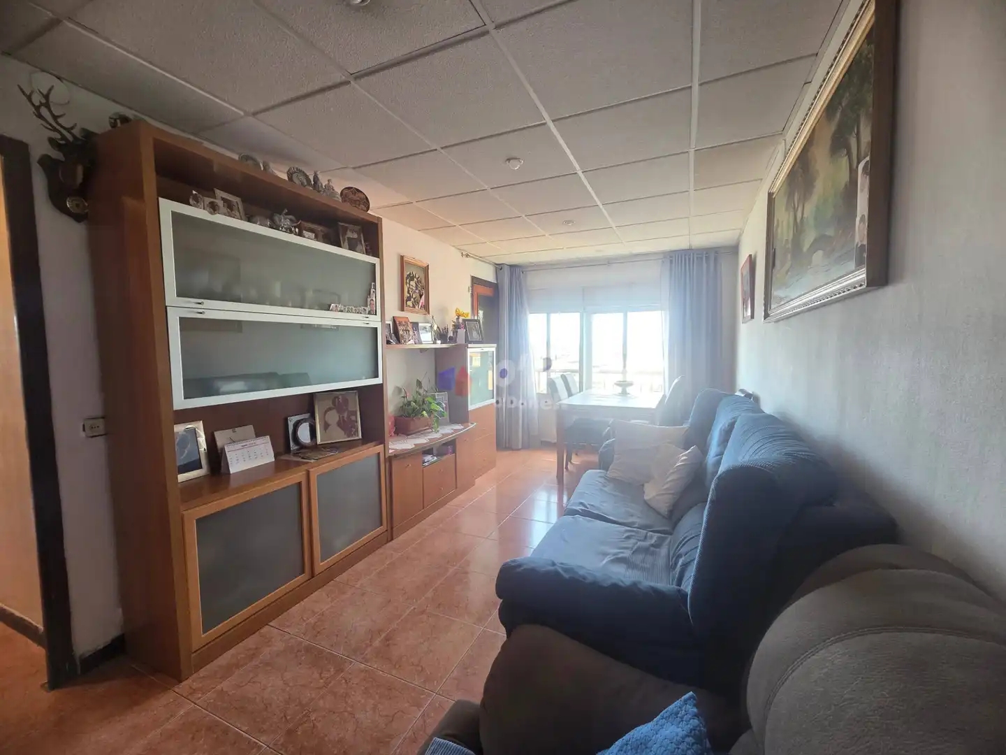 Sala de estar de Piso en venta en Sant Boi de Llobregat con Aire acondicionado, Horno y Balcón