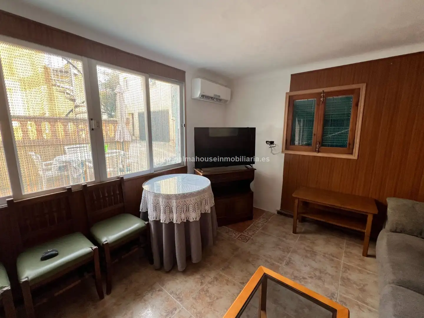 Schlafzimmer von Haus oder Chalet zur Miete in Artà mit Klimaanlage, Terrasse und Fernseher