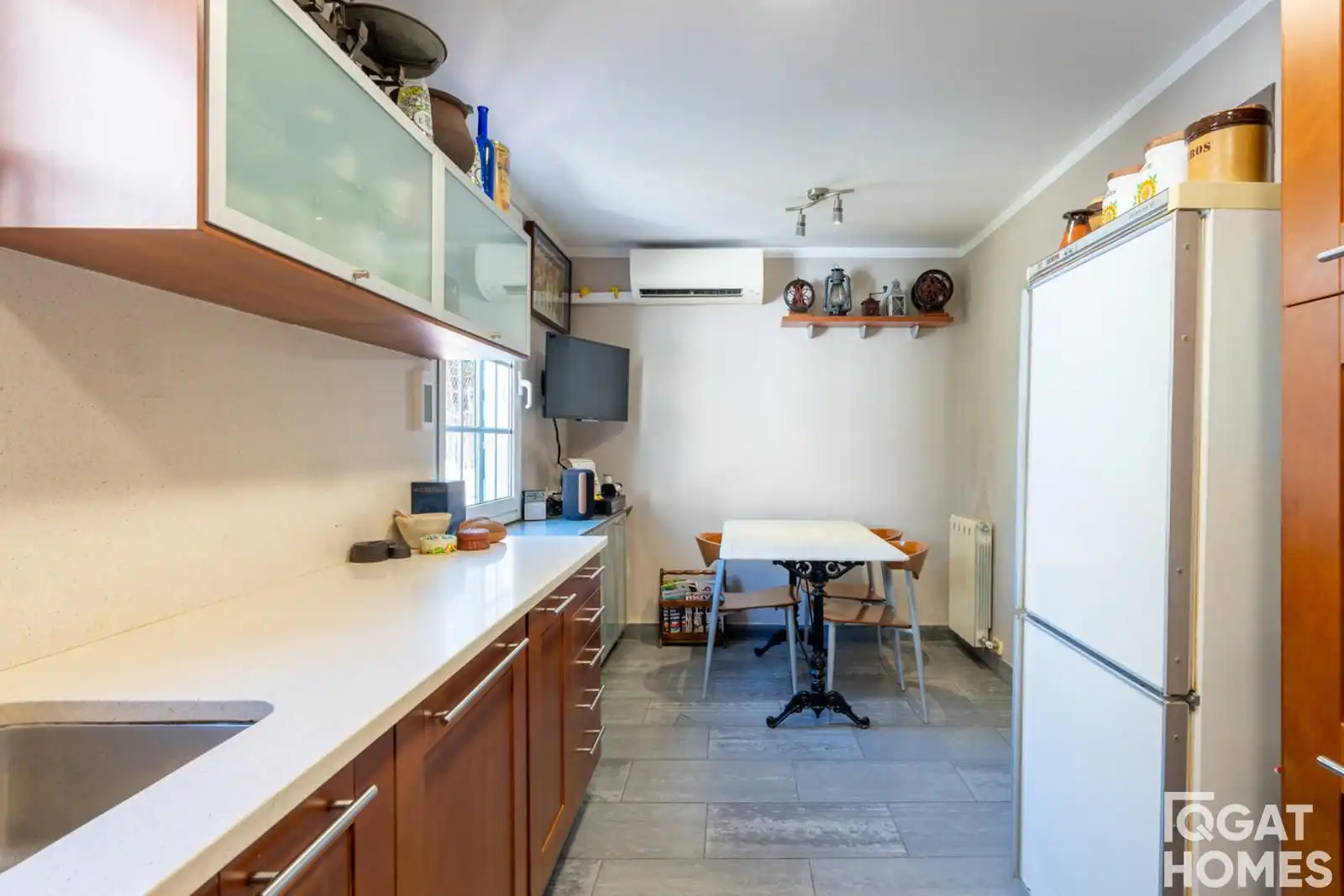 Cuina de Casa o xalet en venda en Sant Cugat del Vallès amb Aire condicionat, Calefacció i Terrassa