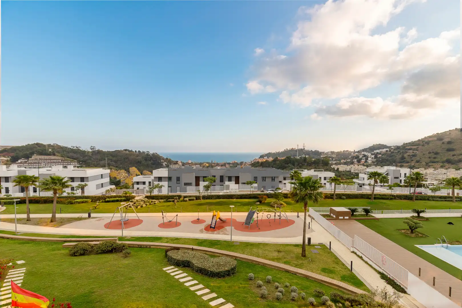 Exterior view of Attic for sale in Málaga  with Air Conditioner, Terrace and Swimming Pool