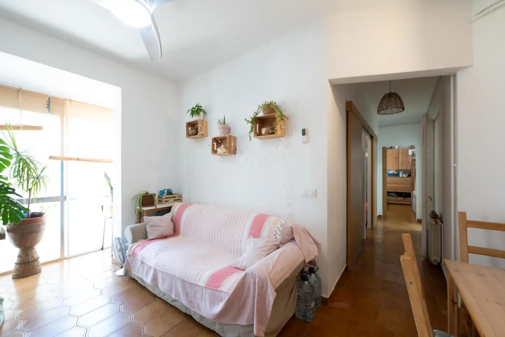 Sala de estar de Piso en venta en Malgrat de Mar con Calefacción y Balcón