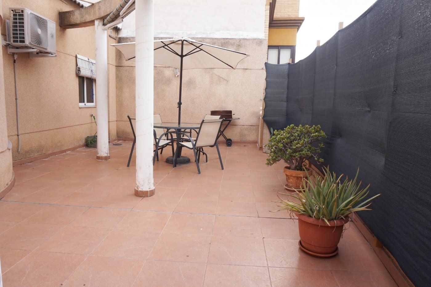 Terraza de Ático de alquiler en Elche / Elx con Aire acondicionado, Calefacción y Terraza