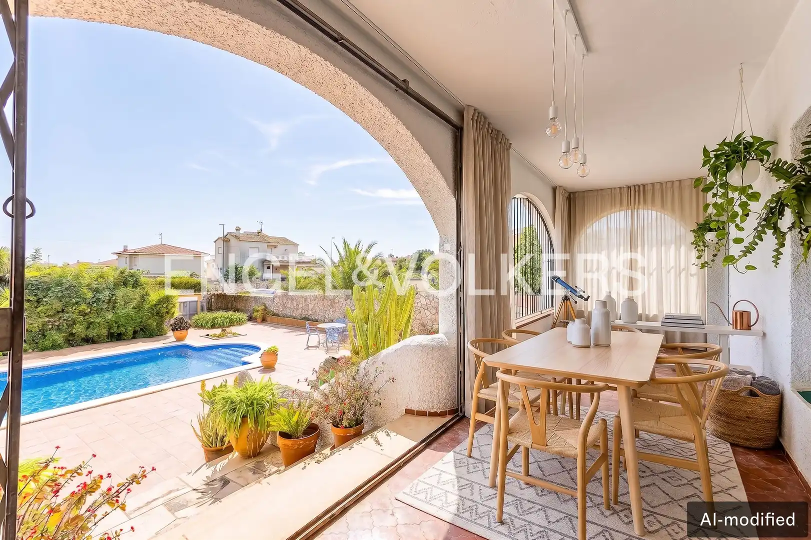 Vista exterior de Casa o xalet en venda en Cubelles amb Aire condicionat, Calefacció i Jardí privat