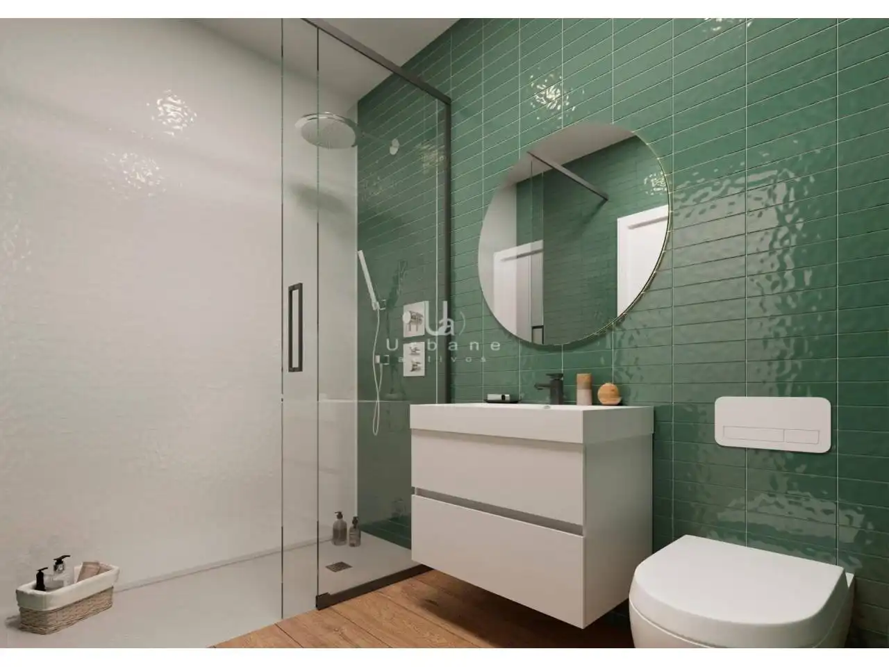 Bathroom of Attic for sale in Mutxamel  with Air Conditioner, Parquet flooring and Terrace