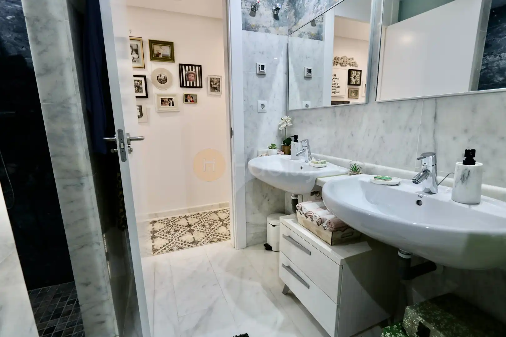 Baño de Planta baja en venta en Fuente Álamo de Murcia con Aire acondicionado, Calefacción y Jardín privado