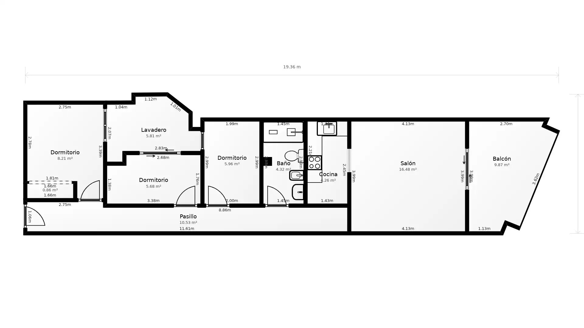 Flat with terrace for sale in Cº SERRATELLA, imagen 24