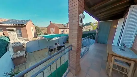 Terraza de Casa o chalet en venta en Santa Perpètua de Mogoda con Aire acondicionado, Calefacción y Jardín privado