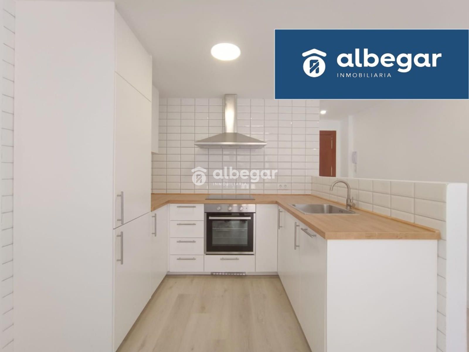 Kitchen of Flat to rent in  Valencia Capital  with Air Conditioner