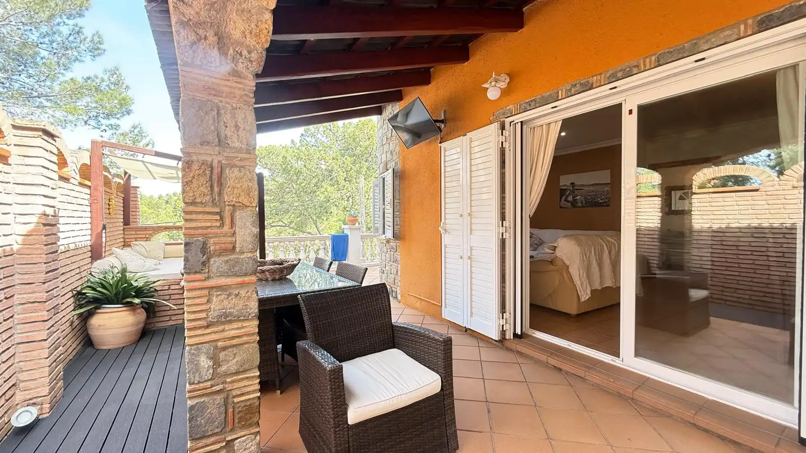 Terraza de Casa o chalet en venta en Begur con Aire acondicionado, Calefacción y Jardín privado