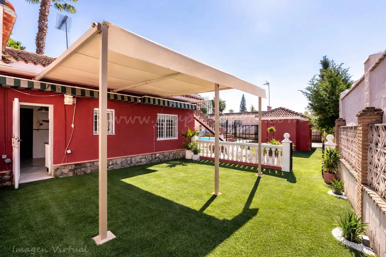 Jardín de Casa o chalet en venta en Villanueva del Ariscal con Aire acondicionado, Calefacción y Jardín privado