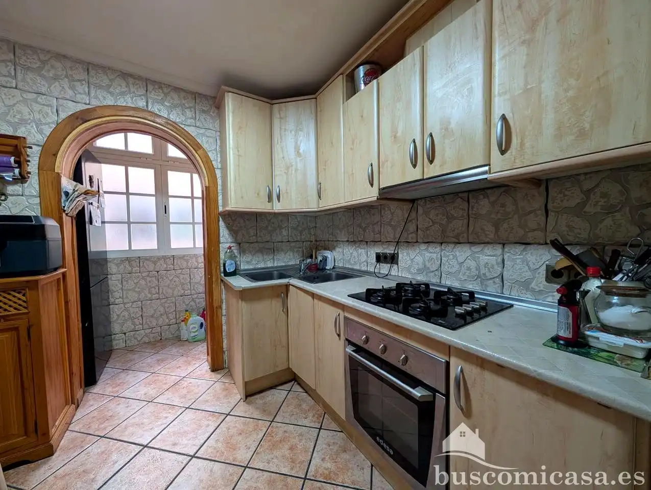 Kitchen of Flat for sale in Linares  with Balcony and Community pool