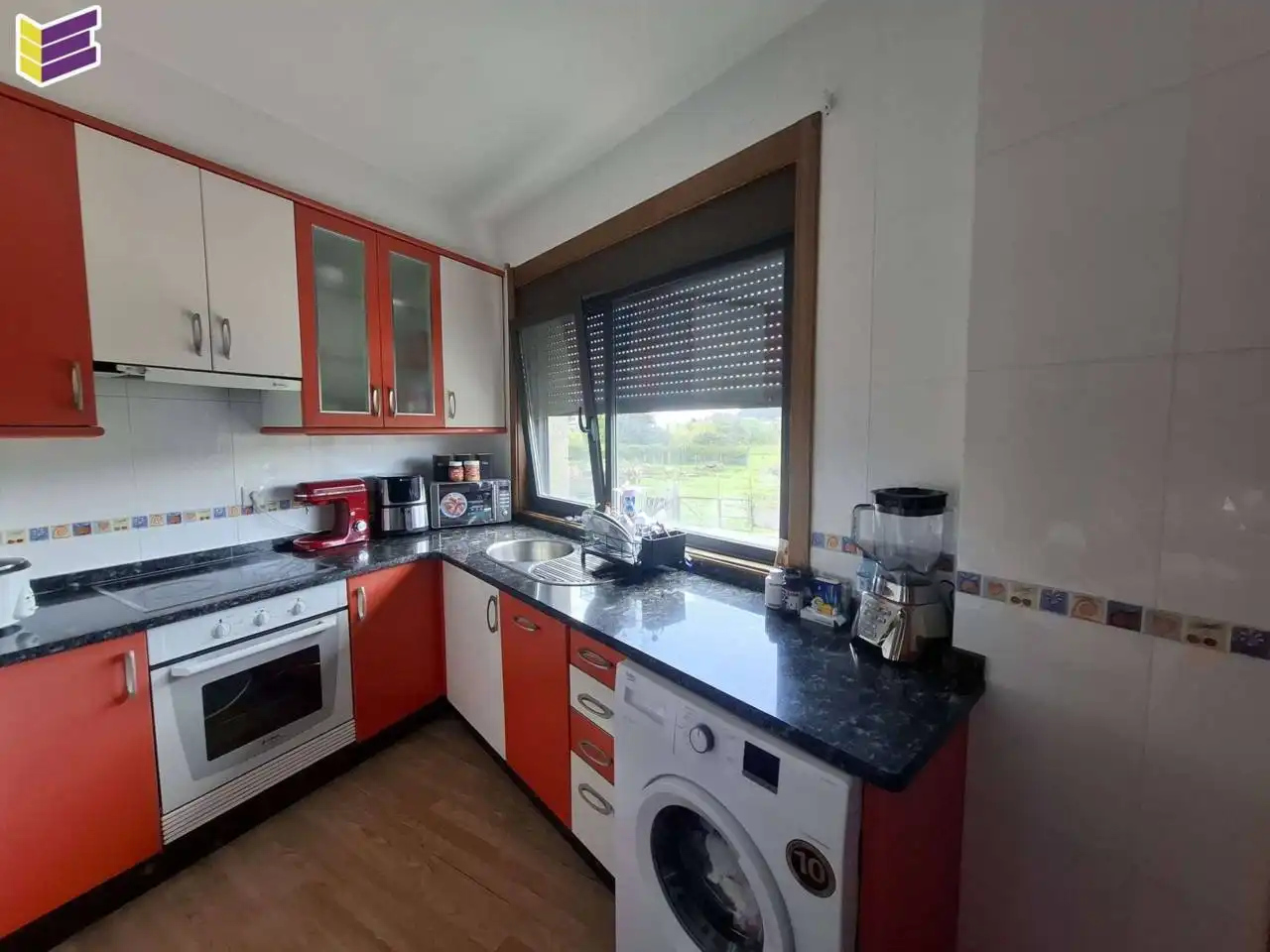 Cocina de Piso en venta en O Rosal   con Calefacción, Jardín privado y Terraza