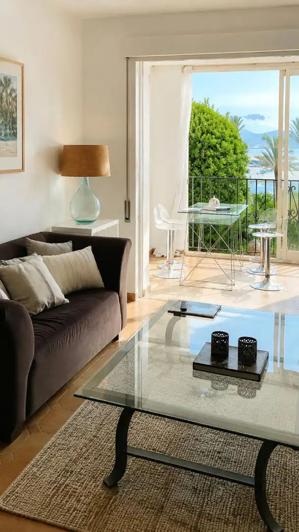 Sala d'estar de Pis en venda en Marbella amb Aire condicionat, Calefacció i Terrassa