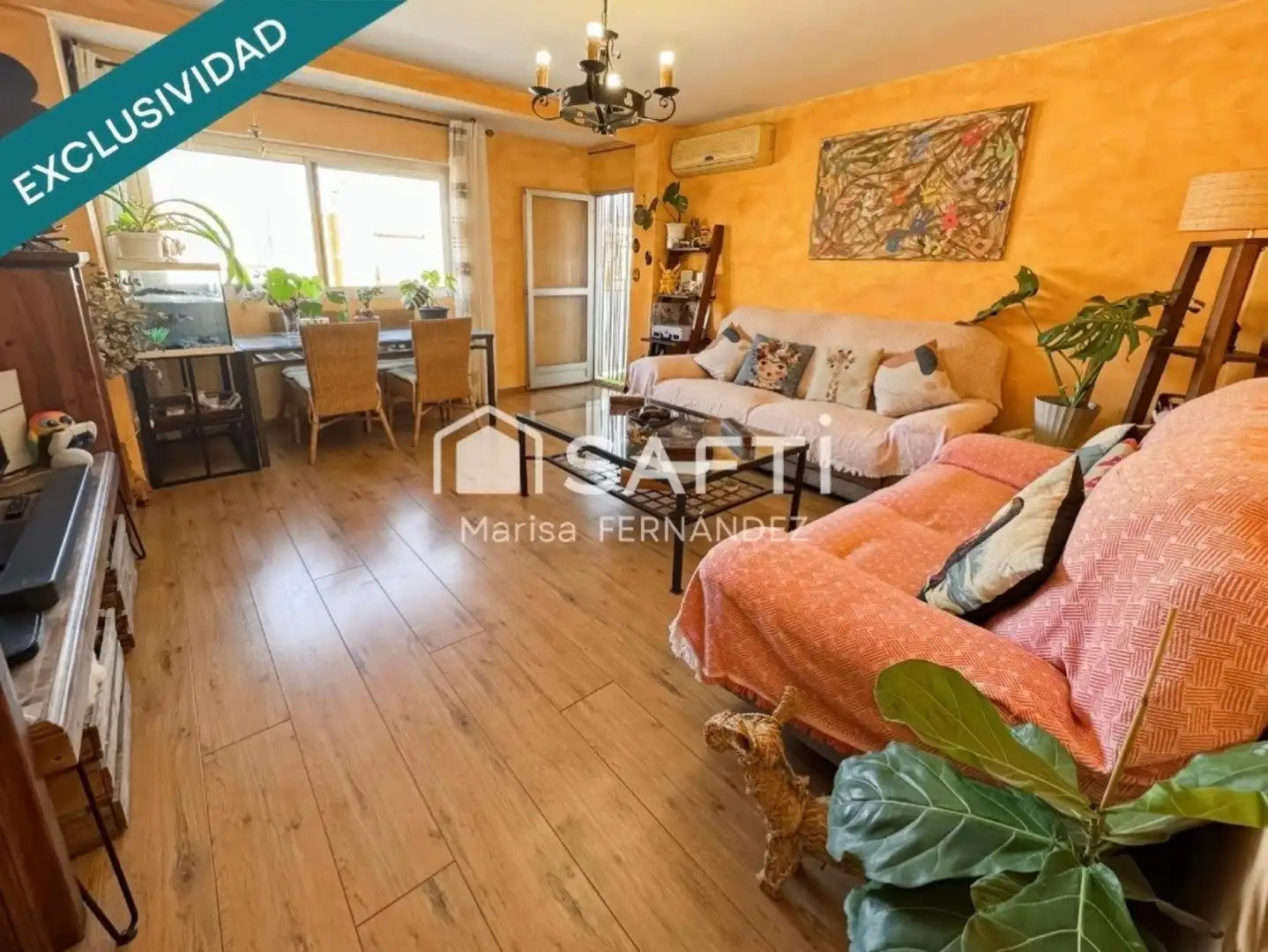 Sala de estar de Piso en venta en Villajoyosa / La Vila Joiosa con Aire acondicionado, Calefacción y Balcón