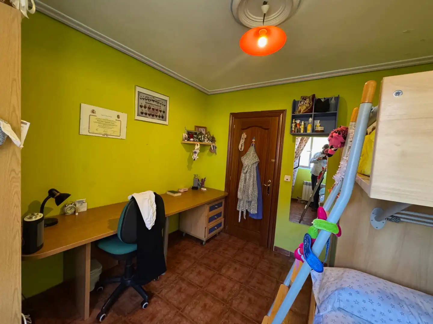 Bedroom of Flat for sale in Tordesillas  with Heating, Private garden and Furnished