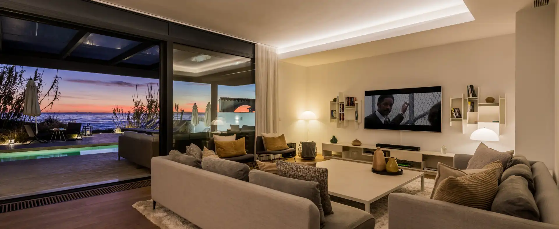 Living room of Houses for sale in Marbella  with Air Conditioner, Private garden and Terrace