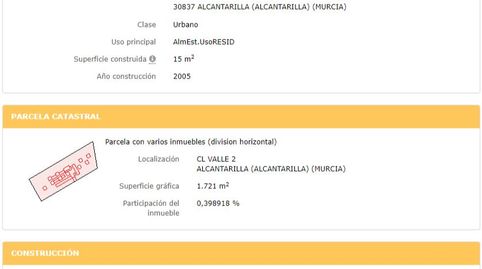 Foto 2 de Garatge en venda a Calle Valle, 2, Alcantarilla, Murcia