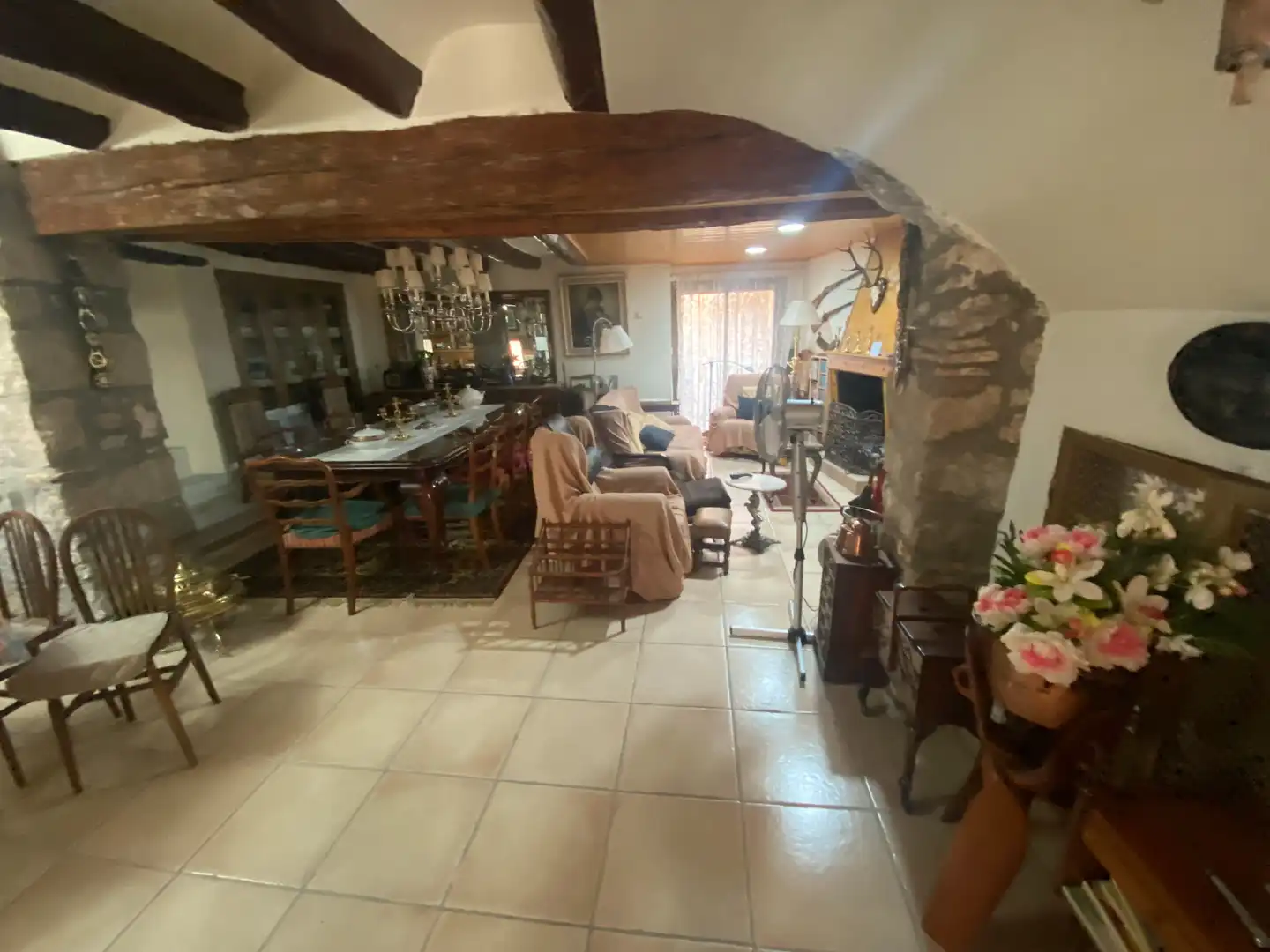 Living room of Detached homes for sale in Sarroca de Lleida  with Terrace, Storage room and Balcony