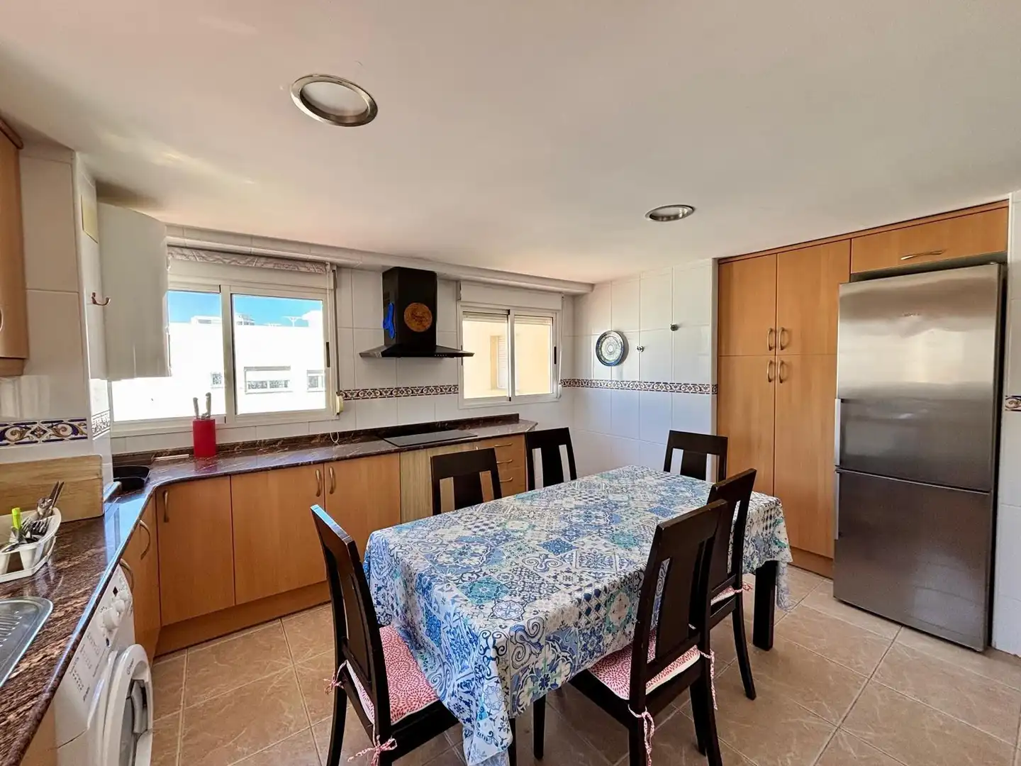 Cuina de Apartament en venda en Gandia amb Aire condicionat, Jardí privat i Terrassa