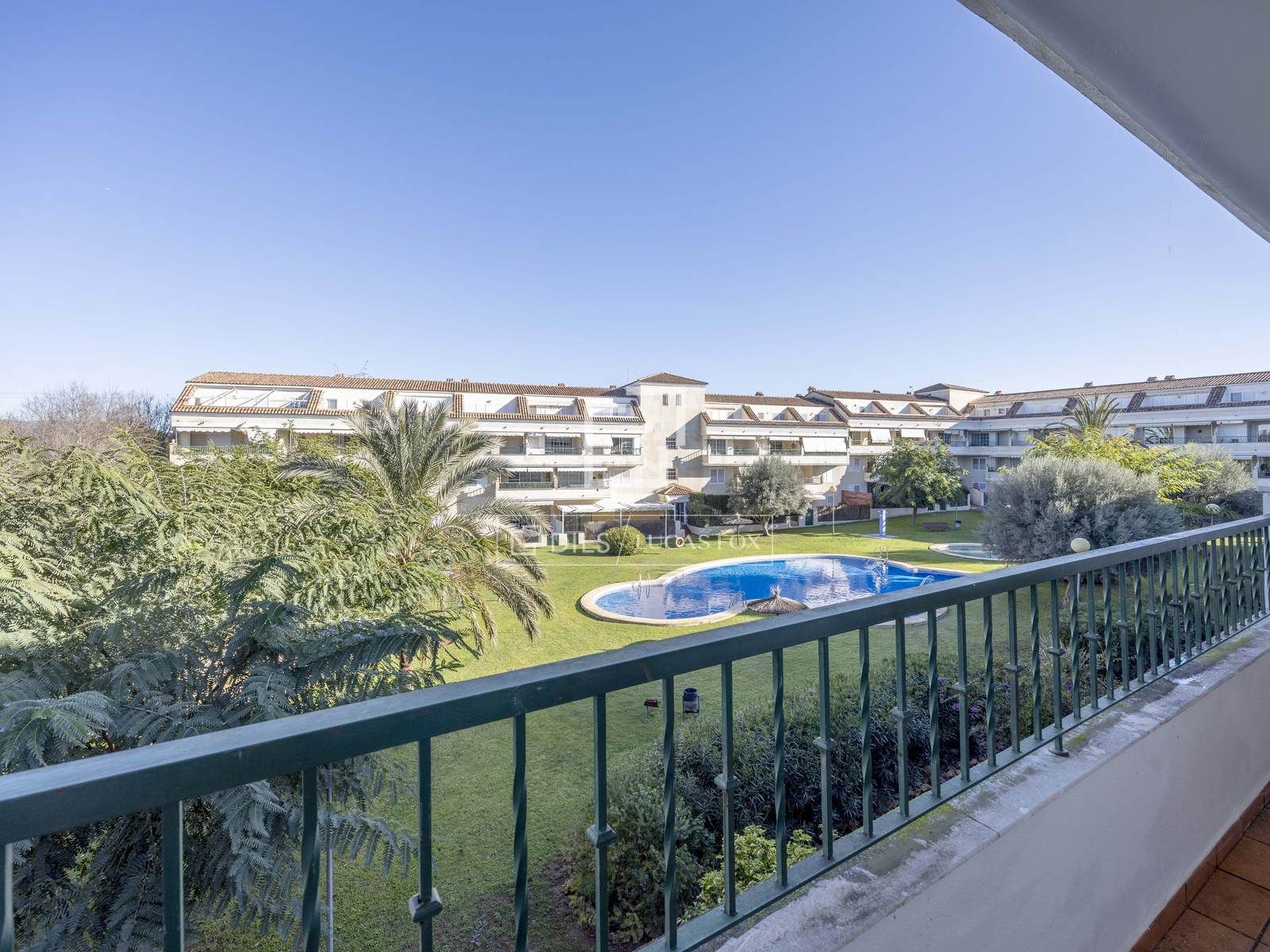 Garden of Flat to rent in Bétera  with Air Conditioner, Heating and Private garden