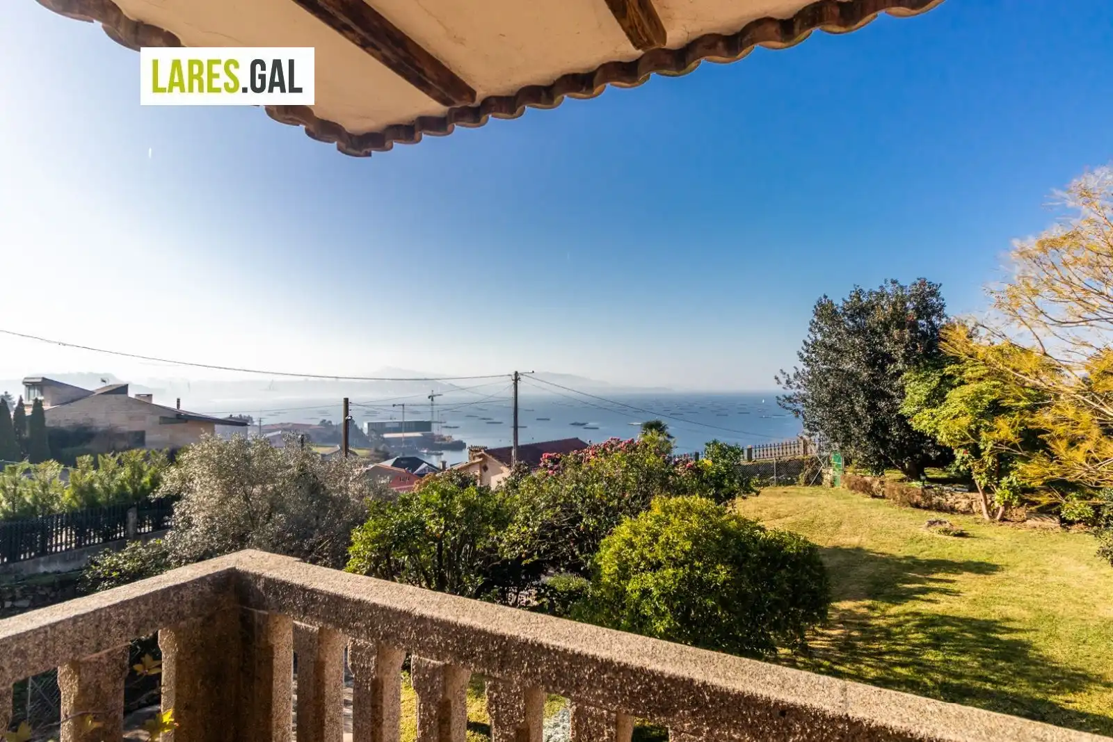 Terrassa de Casa o xalet de lloguer en Moaña amb Calefacció, Terrassa i Moblat