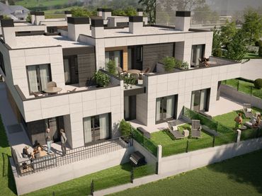 Adosado con jardín en venta en Gorrondatxe Bidea 5A