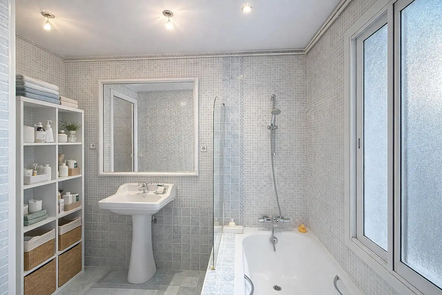Baño de Ático en venta en Barcelona con Terraza y Balcón