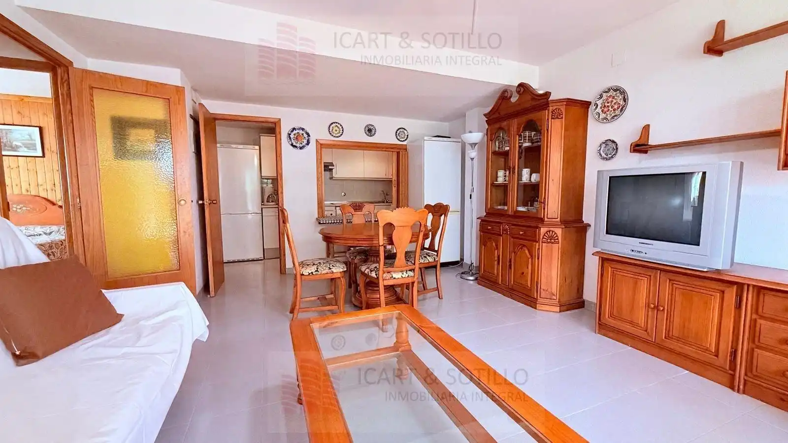 Sala d'estar de Pis en venda en Vinaròs amb Jardí privat, Terrassa i Moblat