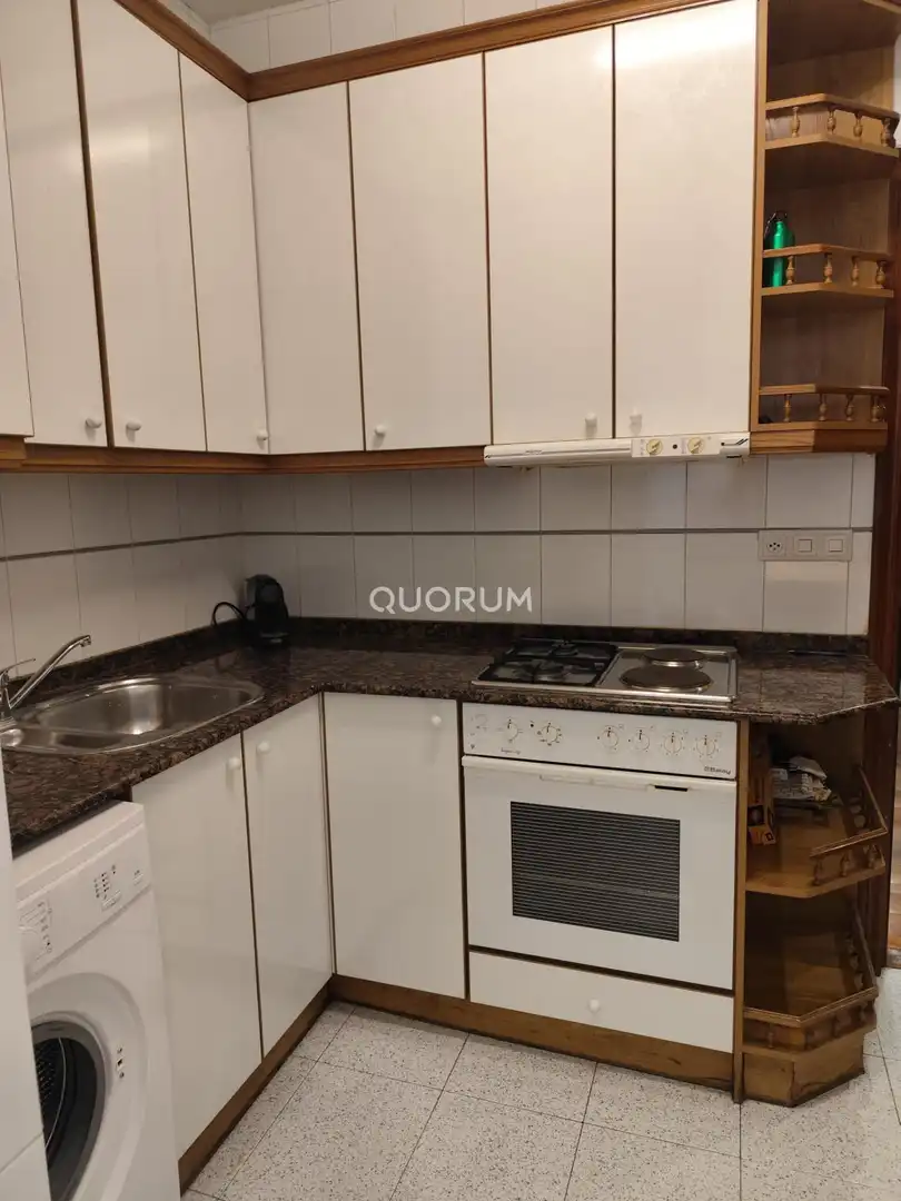 Cuina de Pis de lloguer en Bilbao  amb Calefacció i Moblat
