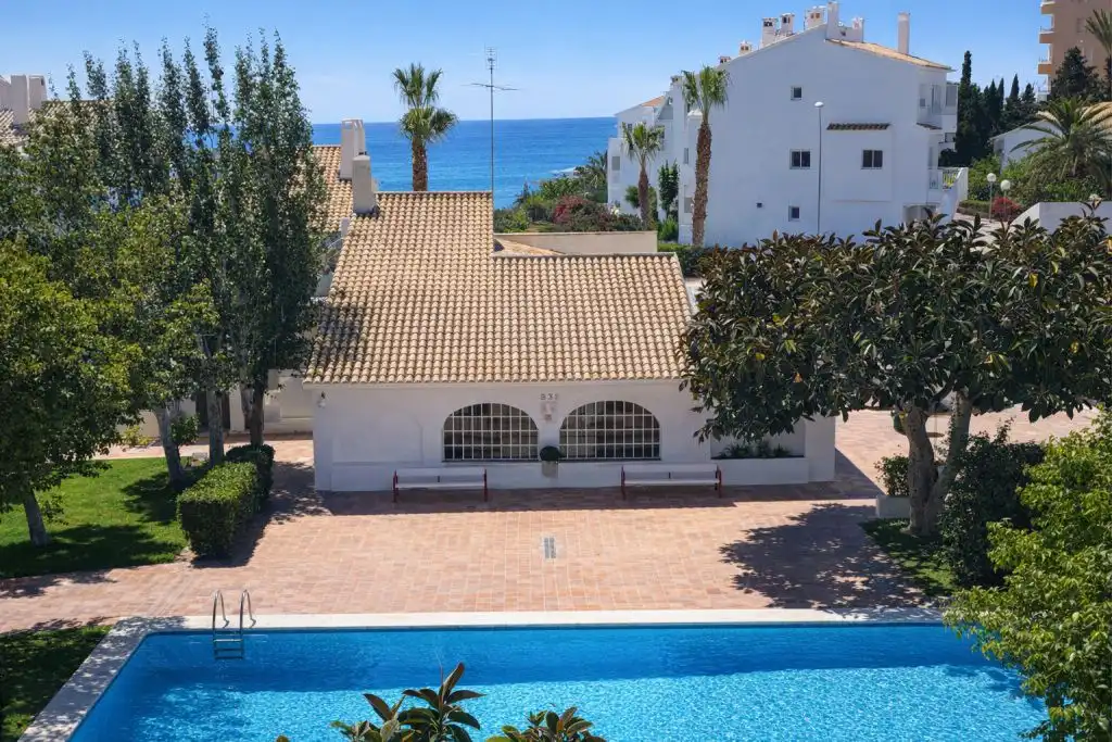 Swimming pool of Apartments for sale in El Campello  with Air Conditioner, Balcony and Community pool