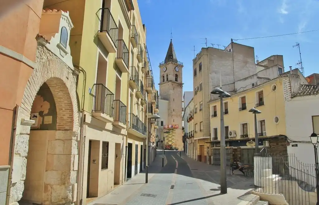 Vista exterior de Pis en venda en Villena