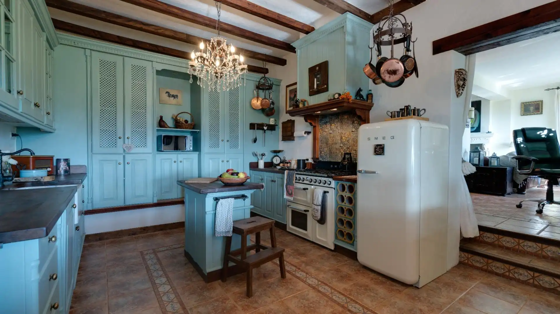 Cocina de Casa o chalet en venta en Alhaurín El Grande con Jardín privado y Piscina comunitaria